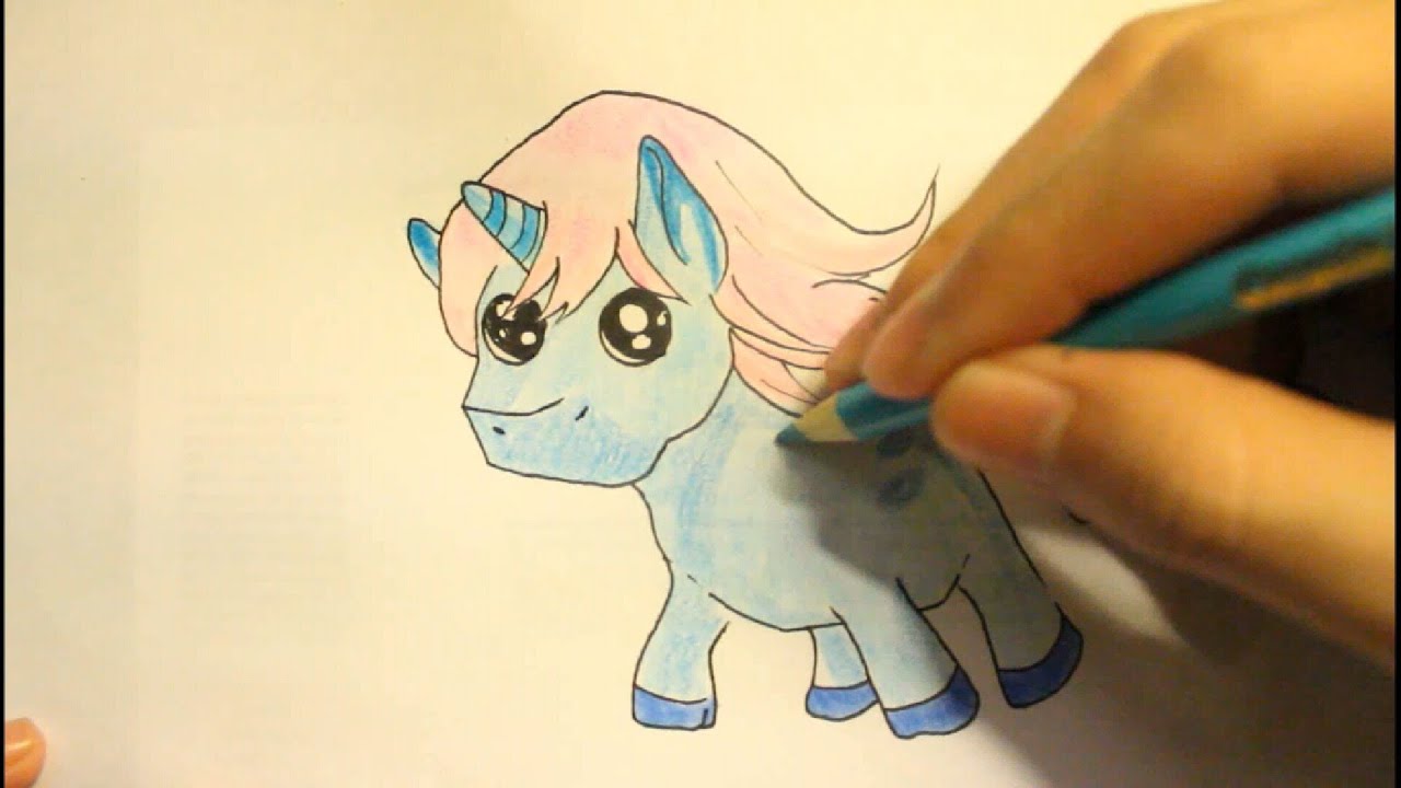 How To Draw A Unicorn Easy|Cute|Step By Step For Beginners|Head - YouTube