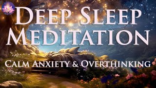 Sleep Meditationto Calm Anxiety With Full Body Relaxation Hypnosis Subliminal 432 Hz Rain