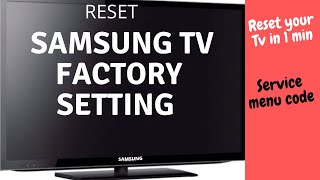 Download Lagu HOW TO RESET SAMSUNG TV TO FACTORY SETTINGS || SAMSUNG LED TV FACTORY RESET CODE MP3 Download Lagu HOW TO RESET SAMSUNG TV TO FACTORY SETTINGS || SAMSUNG LED TV FACTORY RESET CODE MP3