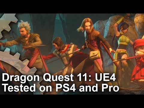 [4K] Dragon Quest 11 PS4/ PS4 Pro: JPRG Meets Unreal Engine 4