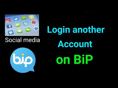 How to login another account Bip tutorial 2020