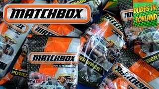 Matchbox blind bags toy cars and trucks for children Match Box on a Mission Power Grabs Hot Wheels