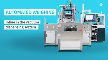 Automated weighing  - Inline in the vacuum dispensing system | Scheugenpflug GmbH
