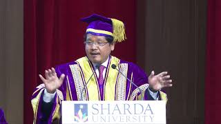 Sharda University | Meghalaya CM Conrad Sangma receives Honorary Award from Sharda University