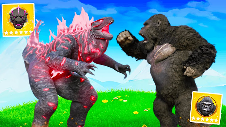 The GODZILLA VS KONG *BOSS* Challenge In Fortnite!