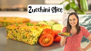 BEST ZUCCHINI SLICE RECIPE | How To Make Easy Zucchini Slice | Le Bon Baker