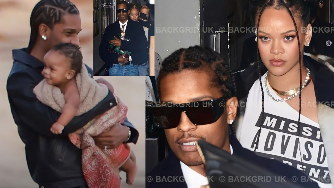 Rihanna And A$AP Rocky, Young Parents Who Let Go Of The Evening. - YouTube
