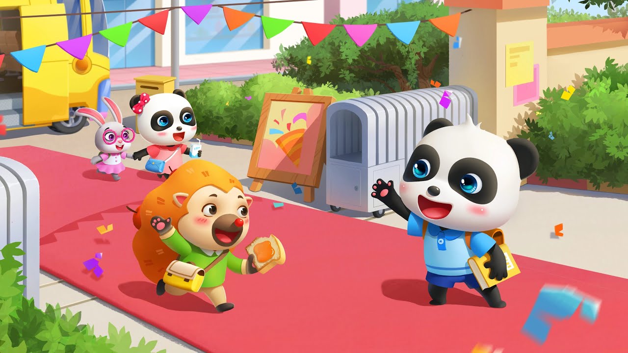 Taking Care of Cute Animals Educational Game | Baby Bus games | Fun Kids Activity