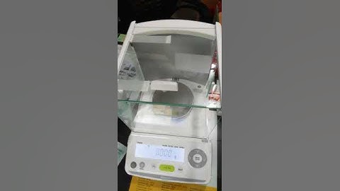 shimadzu 3Digit calibration