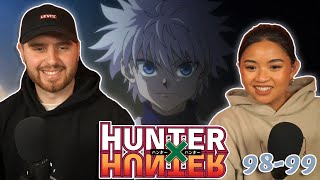 KILLUA AND GON COMPLETING SIDE QUESTS! - Hunter X Hunter Episode 98 + 99 REACTION + REVIEW!