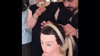 Kolay Topuz Yapımı Anlatımlı Gelin Başı