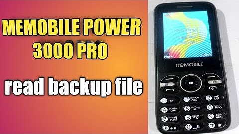MEMOBILE POWER 3000 PRO READ WRITE FILE CM2 DONE