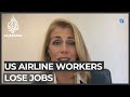 US airline workers lose jobs after stimulus failure