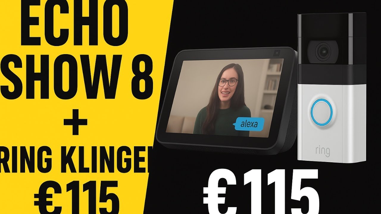 Echo Show 8 + Ring Klingel für NUR 115€ – Black Week DEAL! 🔥 | MyDailyBrands