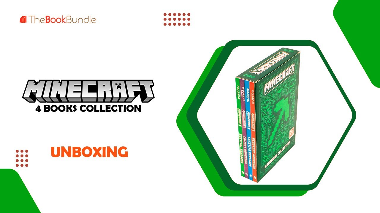 All New Official Minecraft Combat Handbook 4 Books Collection Set By ...