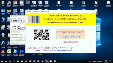 Phần mềm tạo mã qr và barcode từ file excel