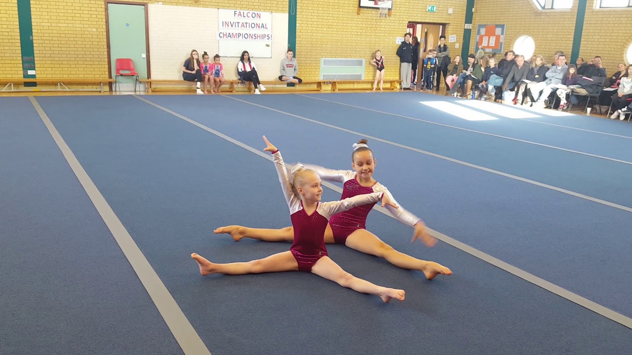 Natalia's first gymnastics competition Bedford YouTube