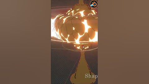 👀Check out this Anime-Style 3D Explosion in Blender by Hiroshi Kanazawa🤯 🔥 #viral #blender #vfx