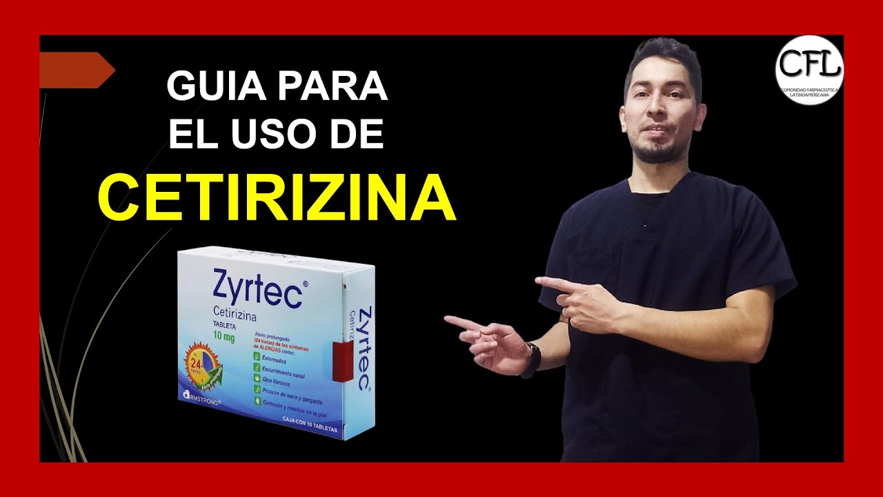CETIRIZINA Tableta 💊 [Para que sirve ZYRTEC y como USARLO