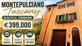 A Secret Tunnel, Wine Cellars & Giant Garage in Tuscany 🇮🇹 €399K Home in Montepulciano!