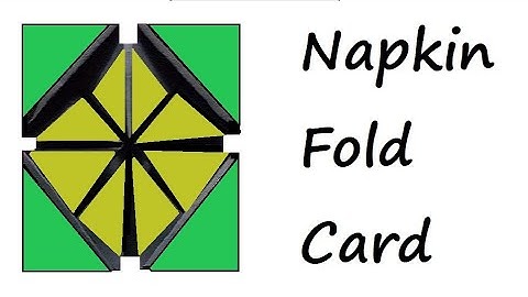Napkin Fold Card Tutorial || DIY Napkin Fold Card || Scrapbook Cards || Greeting Card Ideas