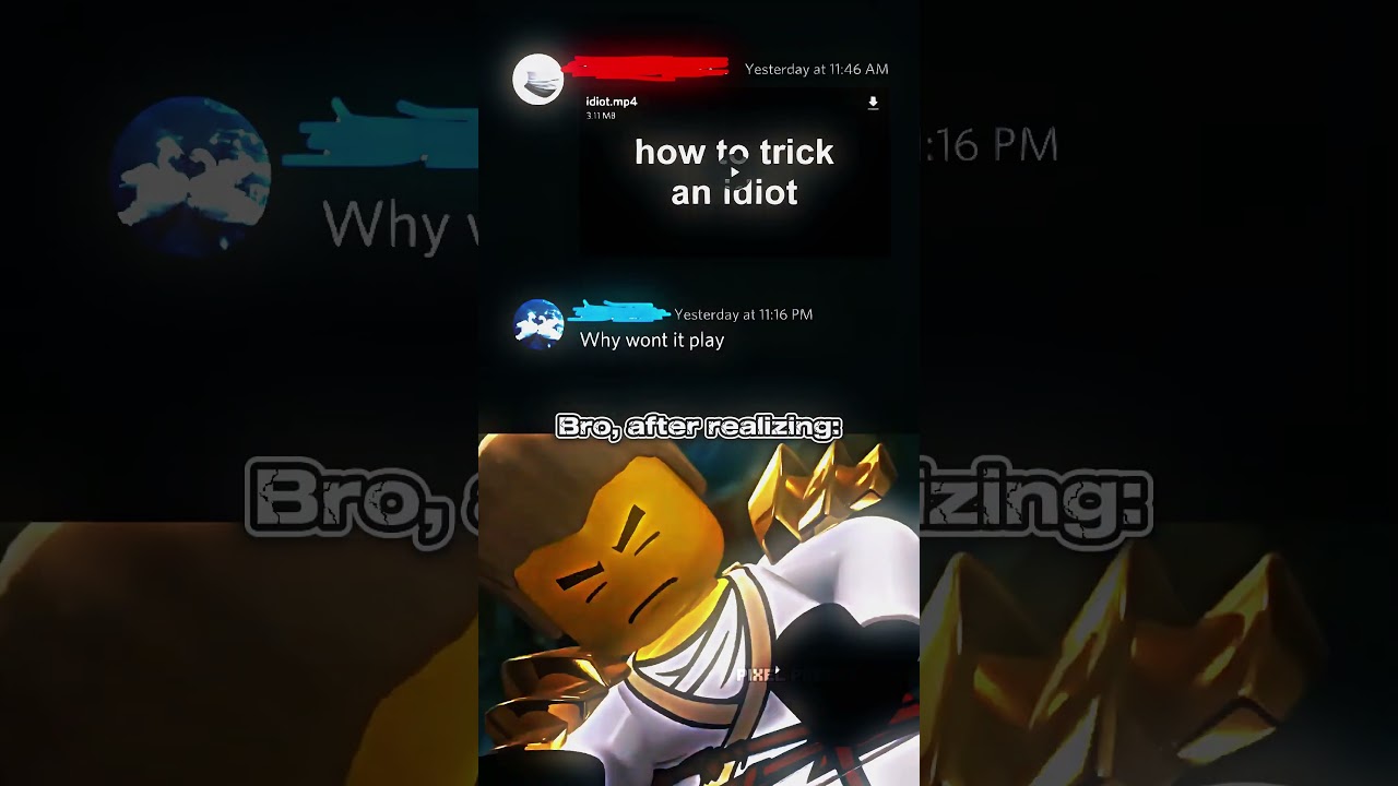 How to trick an idiot