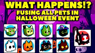 WHAT HAPPENS when you FUSE ALL PETS from HALLOWEEN EVENT!? (Pet Simulator X)