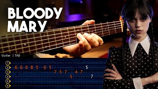 Bloody Mary LADY GAGA - Guitar TAB Tutorial Cover Christianvib | GUITARRA Punteo