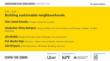 Building sustainable neighbourhoods: Countdown to Net Zero London