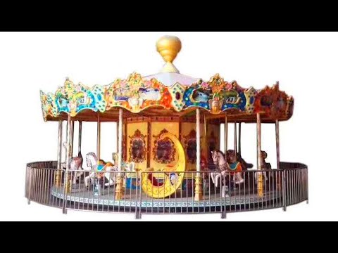 excellent quality fiberglass palace carousel