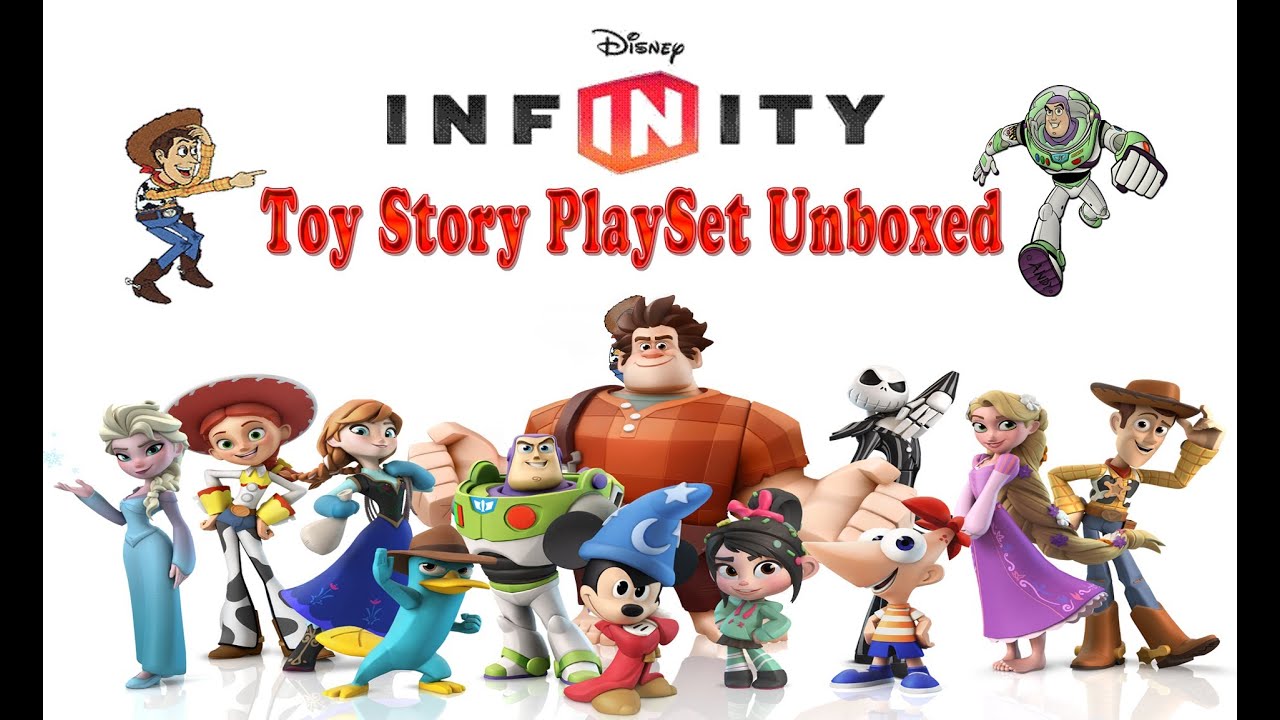 Disney Infinity Toy Story Playset Unboxed (With Up Close And Gameplay + Minecraft Dancing