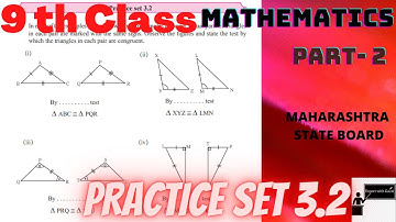 9 th std. / Mathematics Part-2 / Chapter- 3 / Triangles / Practice set 3.2 / Expert with Gauri