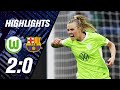 Tolle Distanztreffer vor Rekordkulisse | Highlights | VfL Wolfsburg - FC Barcelona 2:0