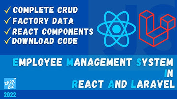 laravel and reactjs project tutorial 2022 Step by step  | Full Crud [ Explained with Examples ] 2022