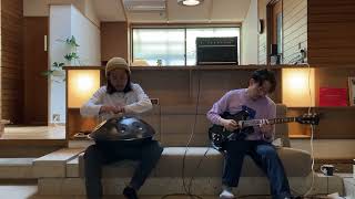 Handpan Meets Ambient Guitar in Tokyo Japan Ambient Folktronica | Chillout | Relaxing music