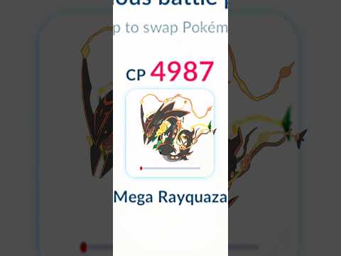 1 HP Mega Rayquaza Destroy Grunt Badly in #pokemongo