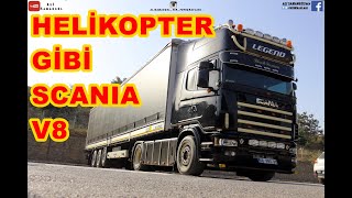 Scania 164 L 480 V8 Topline Modi̇fi̇yeli̇ Tir Egzoz Sesi̇