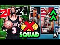 NO MONEY SPENT SQUAD!! #1 | WE PICKED THE 2K20 GOAT AS OUR STARTER CARD IN NBA 2K21 MyTEAM!!