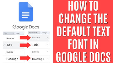 How To Change Default Font in Google Docs [Easy Guide]