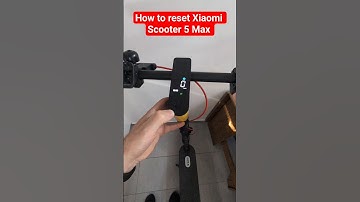 How to reset Xiaomi Electric Scooter 5 Max #electricscooter #xiaomiscooter #escooter