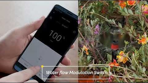 Van Xoay Tưới Nước Wifi Phi 34 Chỉnh Lưu Lượng Qua App Tuya SHP-VN7