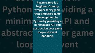 Simplified Game Development with Pygame Zero