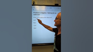 ASVAB Do You Know Algebra, Solving for an Unknown #asvab #math