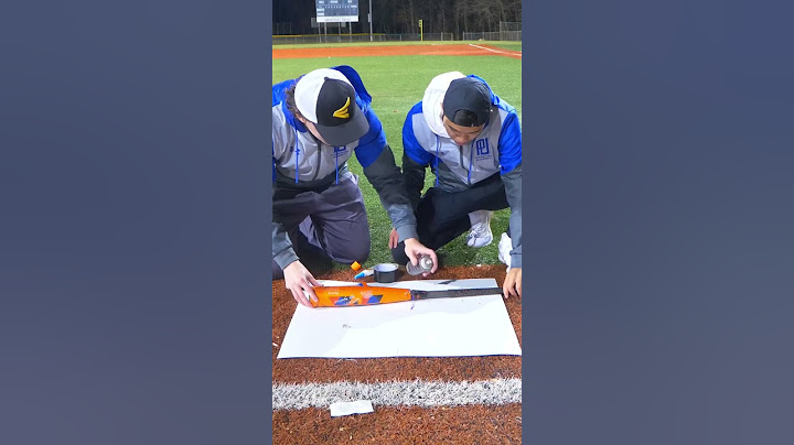 So We Tried Fixing a BROKEN Baseball Bat! #shorts