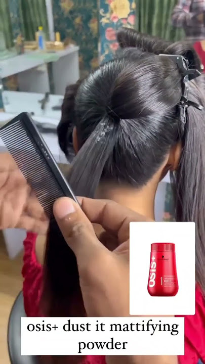 Osis dust it// volume powder// dry dust powder #hairstyle #hair #hairtransformation #fashion