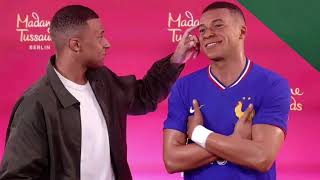 Kylian Mbappe's Jaw-Dropping Reaction to His Madame Tussauds Wax Statue Reveal 🤯