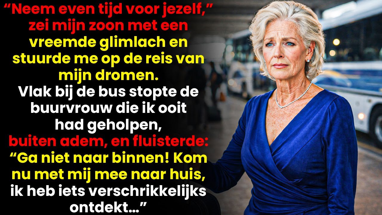 “Geniet van je rust,” glimlachte mijn zoon vreemd en stuurde me op een droomreis