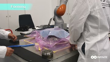 Automated wireless monitoring system for manufacturing of sensorized composite component