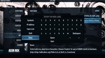 XBMC HOW TO: Setup Aeon Nox Menu