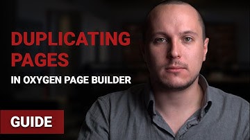 WordPress Guide | Duplicating a Page in Oxygen Page Builder